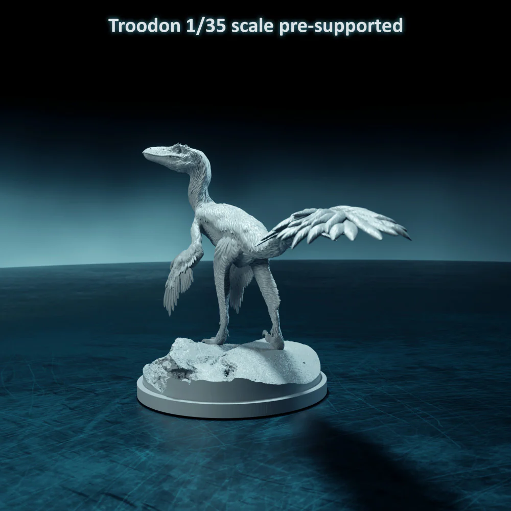 Troodon looking 1-35 scale dinosaur - Image 4
