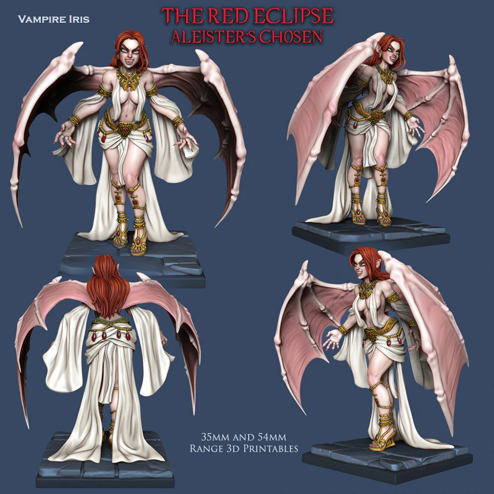 Vampire Bride Iris (NSFW) - STL only - Image 2