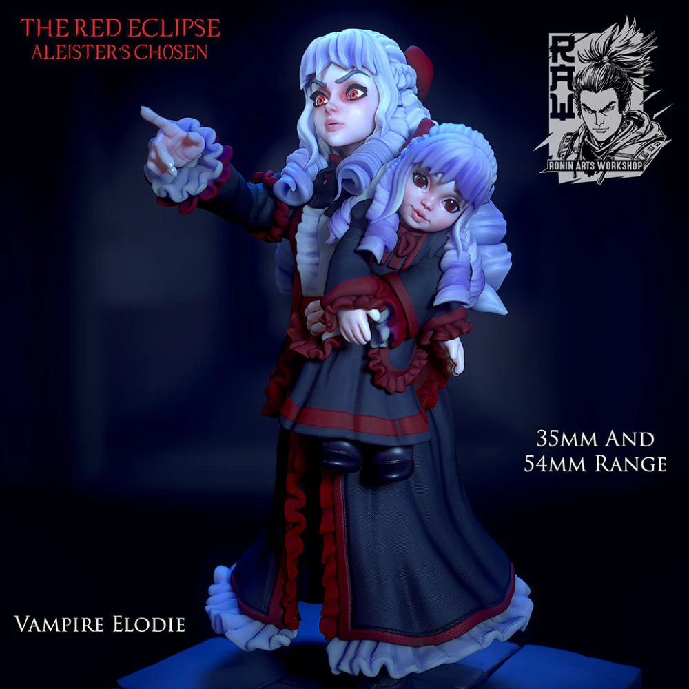 Vampire Elodie - 54mm - Image 2