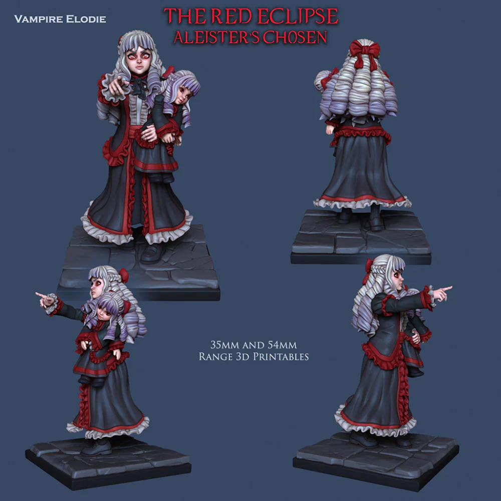 Vampire Elodie - 54mm - Image 3
