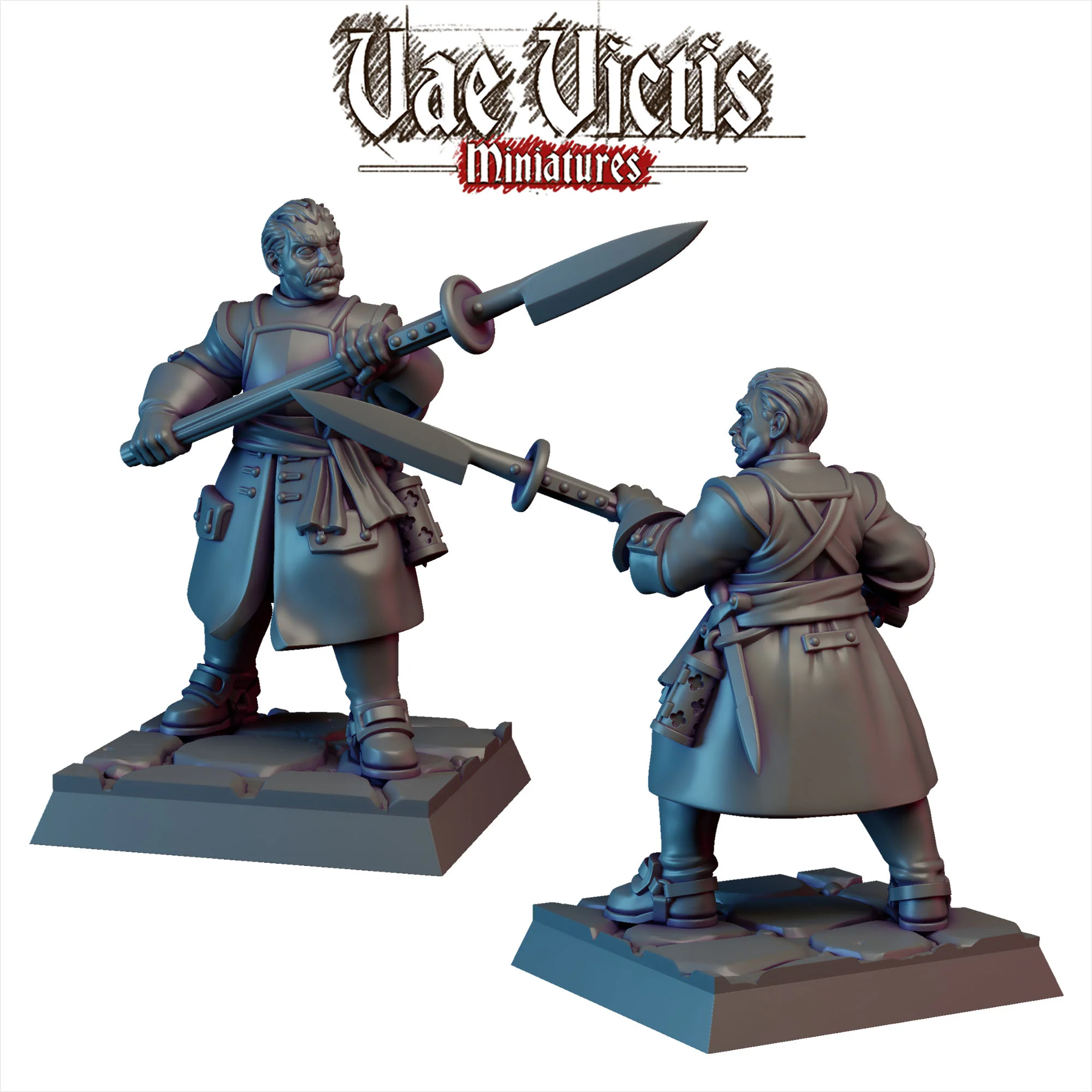 Vampire hunter with polearm 02