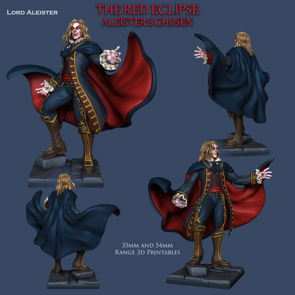 Vampire Lord Aleister - STL only - Image 2