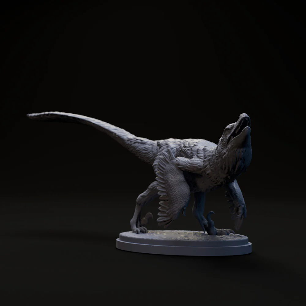 Velociraptor sneaking up 1-20 scale dinosaur - Image 2