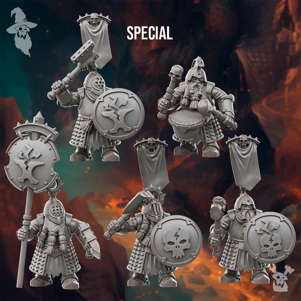 Voidland Dwarfs Special Squad x5