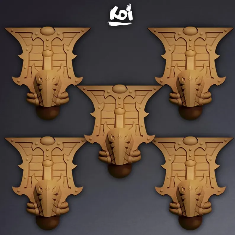 Warp Allseers Type 5 - Miniatures Heads