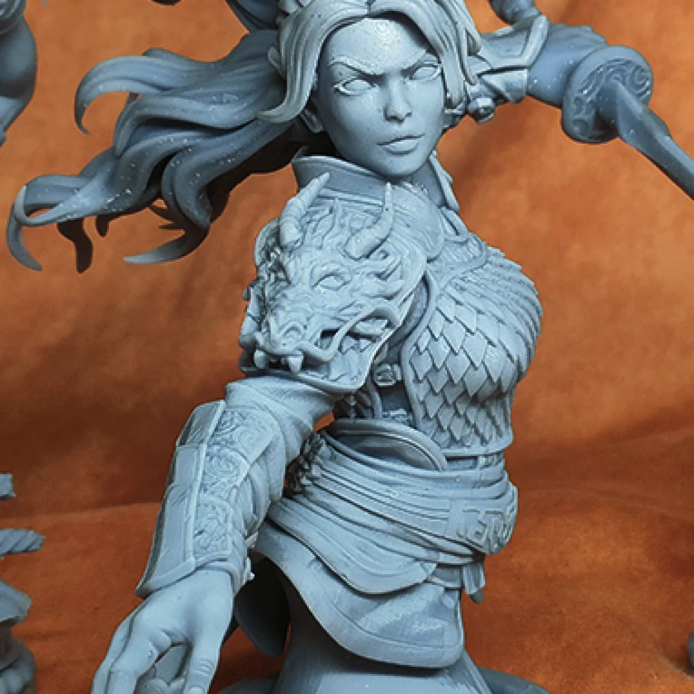 Wen - Warrior Bust - STL only - Image 5